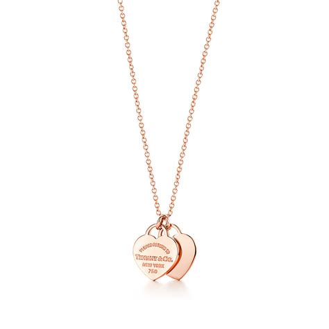 tiffany double heart necklace replica|tiffany co 2 heart necklace.